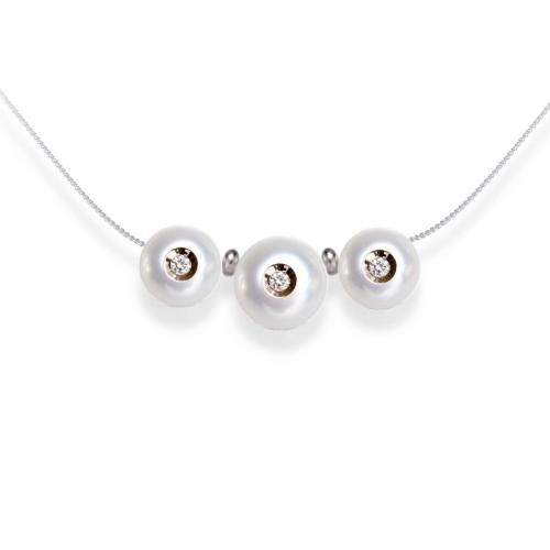 Diamond in a Pearl Necklace