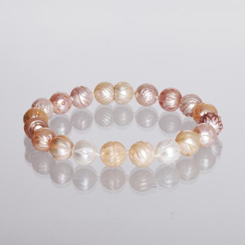 Carved Pearl Bracelet