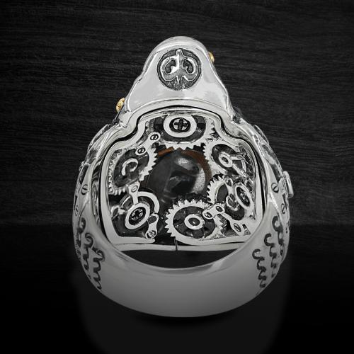 Skull "Water" Ring
